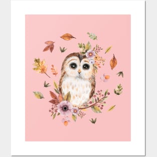 Love Owl Posters and Art